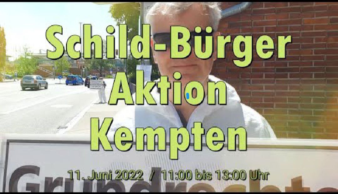 Schild-Bürger Aktion Kempten – Ein voller Erfolg! Schild-Bürger Aktion Kempten – Ein voller Erfolg!