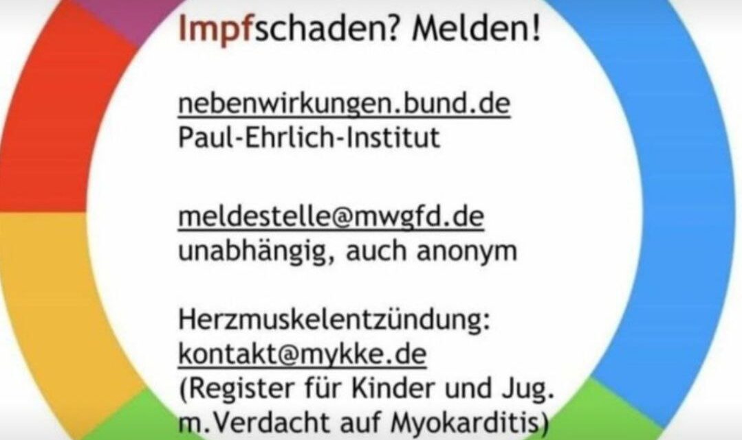 Impfschaden? Melden! Impfschaden? Melden!