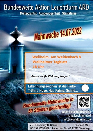 Mahnwache 14.07.2022 Mahnwache 14.07.2022