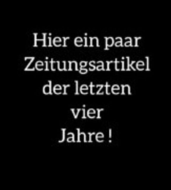 Schlagzeilen der letzten 4 Jahre Schlagzeilen der letzten 4 Jahre