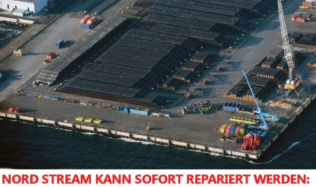 Nord Stream kann sofort repariert werden!!! Nord Stream kann sofort repariert werden!!!