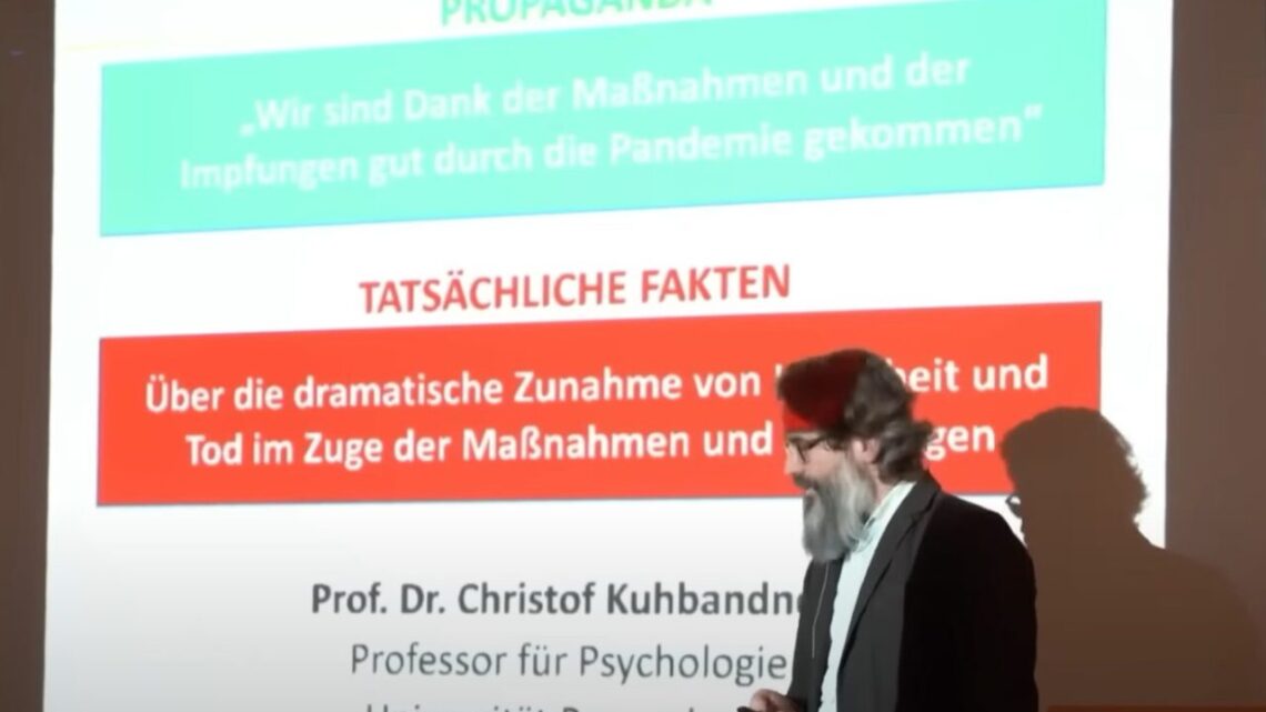 Prof. Kuhbandner: Propaganda vs. Fakten Prof. Kuhbandner: Propaganda vs. Fakten